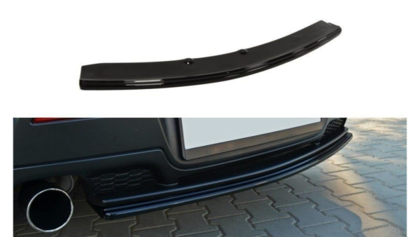 Splitter Mazda 3 I MPS Rear Central without Diffuser Gloss Black
