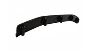 Splitter Mazda 3 II MPS Rear Central with Diffuser Gloss Black