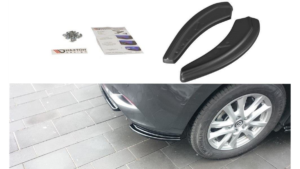 Splitter Mazda 3 III Facelift Rear Side Gloss Black
