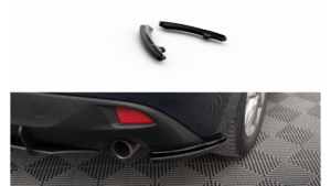 Splitter Mazda 3 III Rear Side Gloss Black