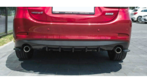 Splitter Mazda 6 III Facelift Rear Side v.1 Gloss Black