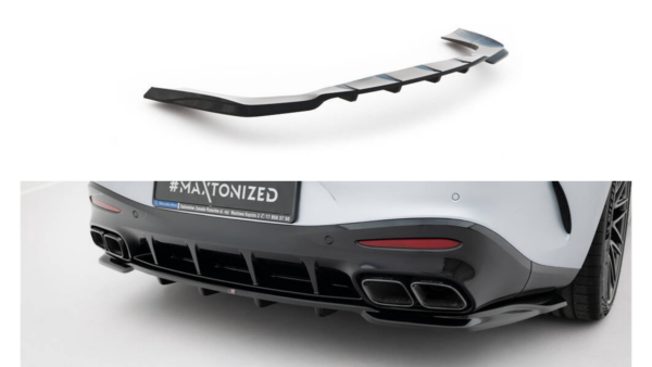 Splitter Mercedes-Benz AMG GT 63 C192 Rear Central with Diffuser v.1