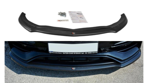 Splitter Mercedes-Benz A W176 AMG Facelift Front v.1 Gloss Black