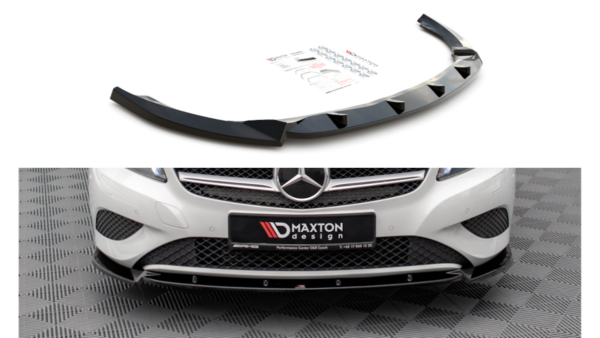 Splitter Mercedes-Benz A W176 Front v.1 Gloss Black