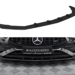Splitter Mercedes-Benz A W177 A35 Facelift Front Pro Black
