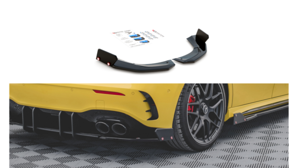 pol_pl_Splitter-Mercedes-Benz-A-W177-A45-S-Aero-Pack-Tyl-Boczne-v-2-Flaps-Gloss-Black-274377_6.png Splitter Mercedes-Benz A W177 A45 S Aero Pack Rear Side v.2 + Flaps Gloss Black