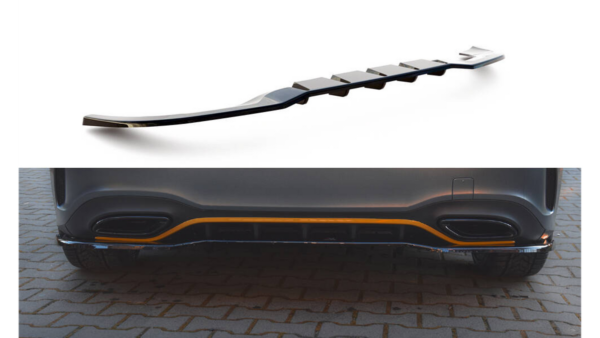Splitter Mercedes-Benz A W177 Rear Central with Diffuser