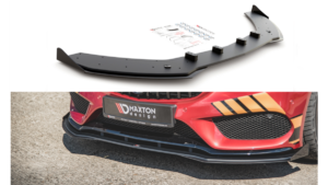 Splitter Mercedes-Benz - AMG C C205 C43 Front Racing Durability + Flaps Black