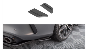 Splitter Mercedes-Benz C C205 C43 Facelift Rear Side Street Pro Black