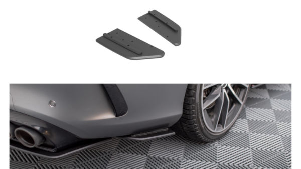 Splitter Mercedes-Benz C C205 C43 Facelift Rear Side Street Pro Black