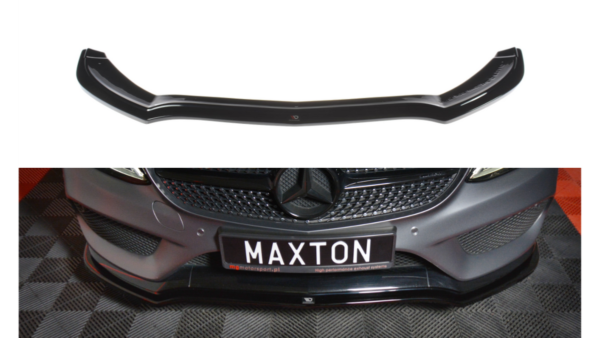 Splitter Mercedes-Benz C W205 AMG-LINE Front v.1 Gloss Black