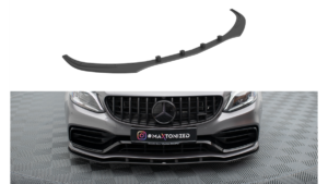 Splitter Mercedes-Benz C W205 C63 Facelift Front Pro Black-Red