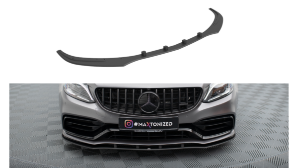 Splitter Mercedes-Benz C W205 C63 Facelift Front Pro Black-Red