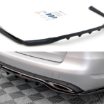 Splitter Mercedes-Benz C W205 Rear Central with Diffuser Gloss Black