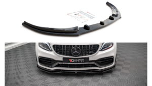 Splitter Mercedes-Benz C63 AMG Aero Pack C205 Facelift Front v.1 Gloss Black