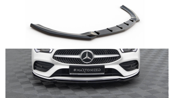 Splitter Mercedes-Benz CLA A35 AMG C118 Front v.1 Gloss Black