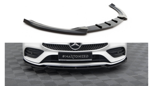 Splitter Mercedes-Benz CLA A35 AMG C118 Front v.2 Gloss Black