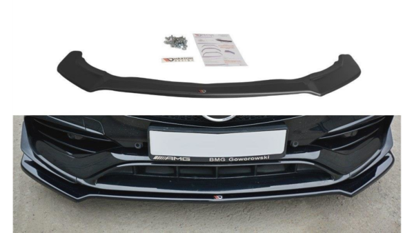 Splitter Mercedes-Benz CLA A45 AMG C117 Facelift Front v.2 Gloss Black