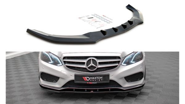 Splitter Mercedes-Benz E W212 Facelift Front v.1 Gloss Black