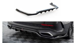 Splitter Mercedes-Benz E W214 Rear Central with Diffuser