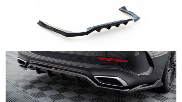 Splitter Mercedes-Benz E W214 Rear Central with Diffuser