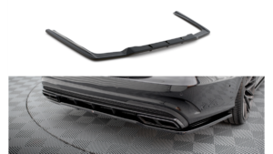 Splitter Mercedes-Benz E63 AMG W212 Facelift Rear Central with Diffuser Gloss Black