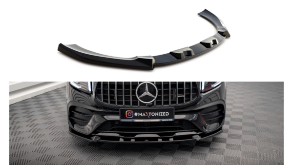 Splitter Mercedes-Benz GLB 35 X247 Front v.1 Gloss Black