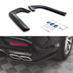 Splitter Mercedes-Benz GLE 63AMG C292 Rear Side v.2 Gloss Black