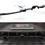 Splitter Mercedes-Benz GLE C167 Rear Central with Diffuser Gloss Black