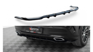 Splitter Mercedes-Benz GLE C167 Rear Central with Diffuser Gloss Black