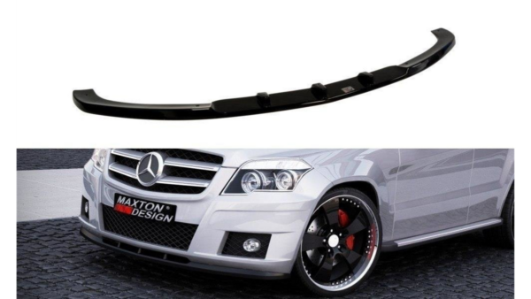 Splitter Mercedes-Benz GLK W204 Front (standard bumper) Gloss Black