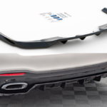 Splitter Mercedes-Benz GLS X167 Rear Central with Diffuser Gloss Black