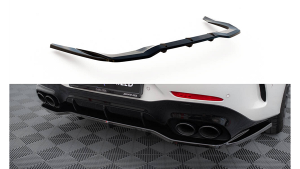 Splitter Mercedes-Benz GT 43 4 Door V8 Styling Package Rear Central with Diffuser