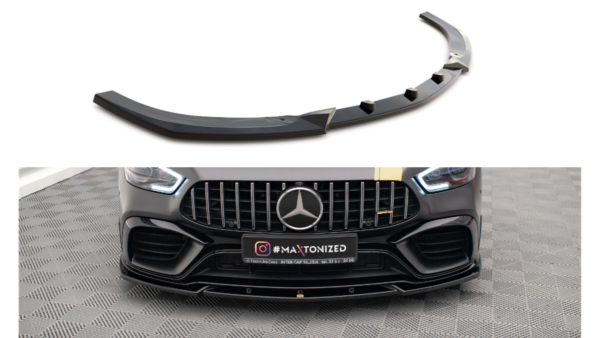 Splitter Mercedes-Benz GT 63S 4-Door Aero Front v.3 Gloss Black