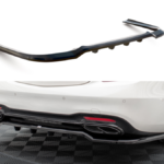 Splitter Mercedes-Benz S W222 Facelift Rear Central with Diffuser