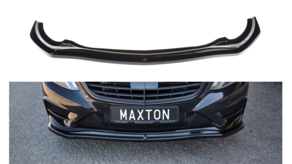 Splitter Mercedes-Benz S W222 Front v.1 Gloss Black