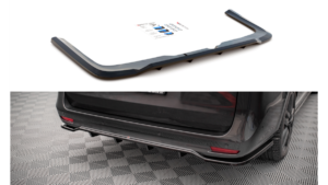 Splitter Mercedes-Benz V W447 Facelift Rear Central with Diffuser Gloss Black