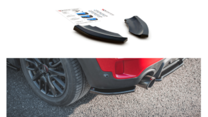Splitter Mini Countryman II F60 JCW Rear Side Gloss Black