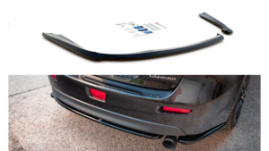 Splitter Mitsubishi Lancer Sportback VIII Rear Side Gloss Black