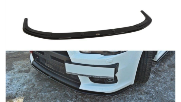 Splitter Mitsubishi Lancer Evo X Front v.2 Gloss Black