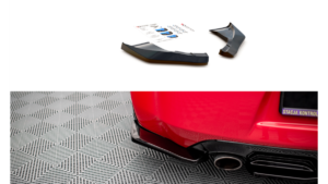 Splitter Nissan 370Z Rear Side v.2 Gloss Black
