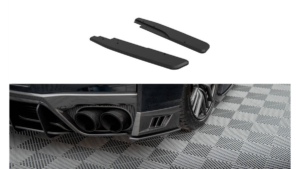 Splitter Nissan GTR R35 Facelift Rear Side Street Pro Black-Red
