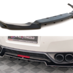 Splitter Nissan GTR R35 Facelift tagumine keskosa Difuusoriga Läikiv must