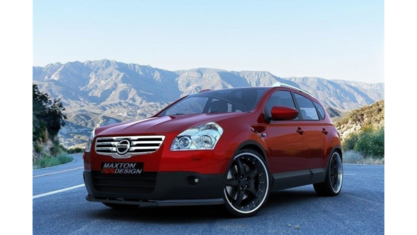 Splitter Nissan Qashqai Front Gloss Black