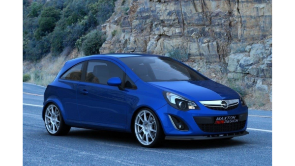 Splitter Opel Corsa D Facelift Front Gloss Black