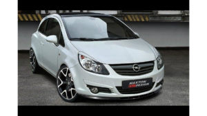 Splitter Opel Corsa D Front Gloss Black