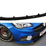 Splitter Opel Corsa E OPC VXR Nurburg esi Läikiv must