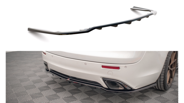 Splitter Opel Insignia OPC I Rear Central with Diffuser Gloss Black