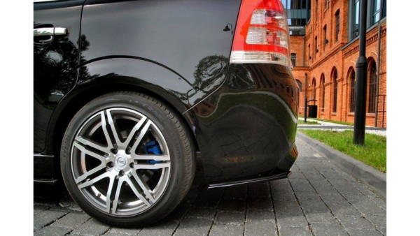 Splitter Opel Zafira B OPC VXR Rear Side Gloss Black