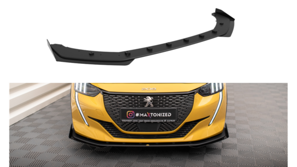 Splitter Peugeot 208 GT II Front Pro + flaps Black-Red
